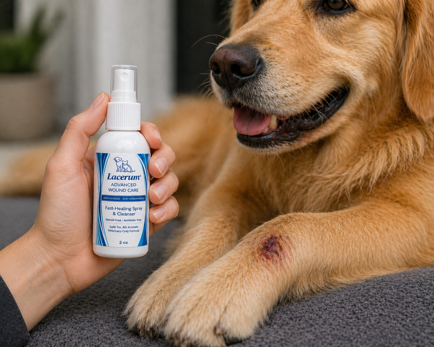 Lacerum Advanced Wound Care Spray – 2 oz (Case of 12)